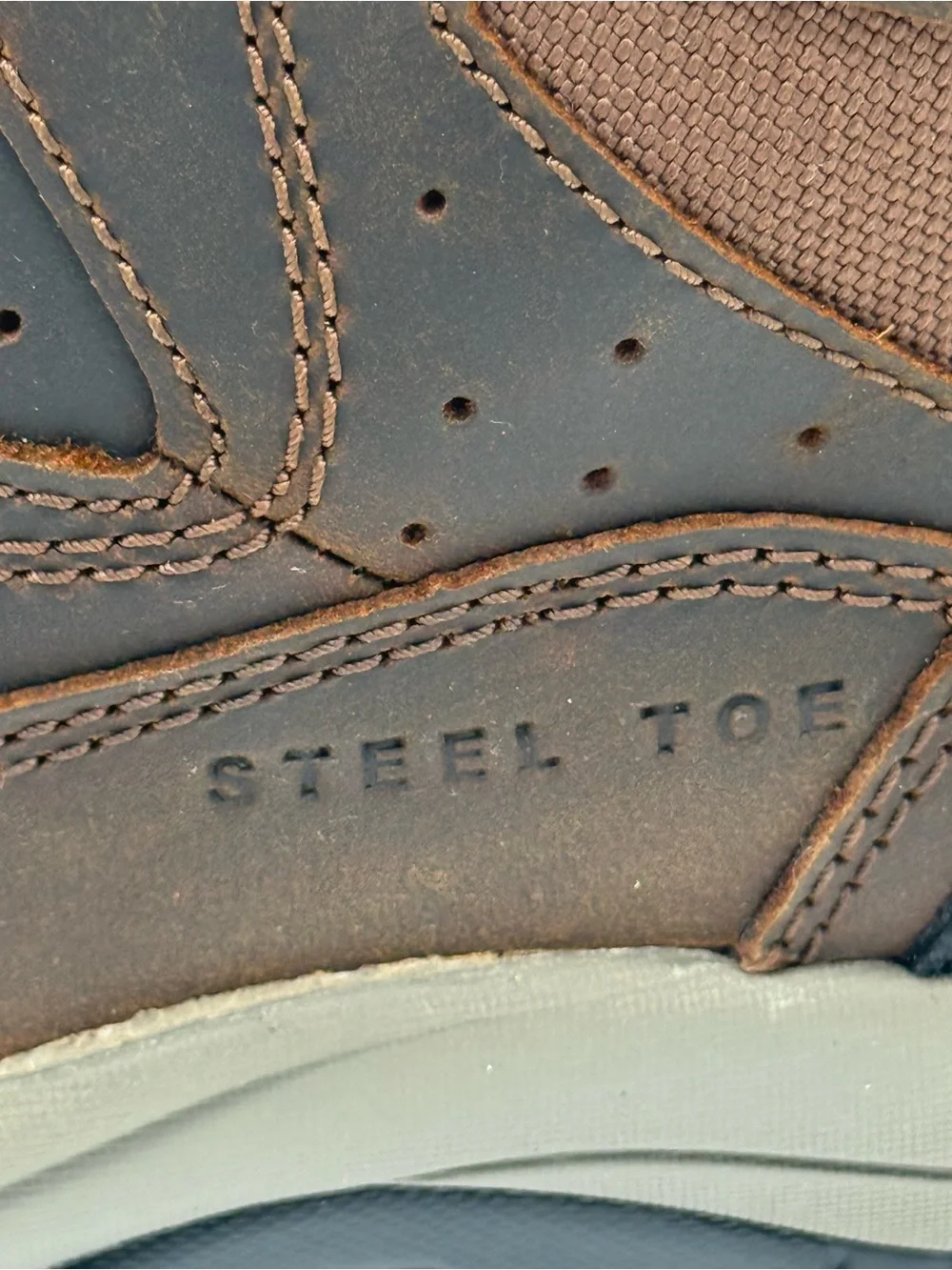 Ariat Brown and Black Men's Lace-Up Work Boots